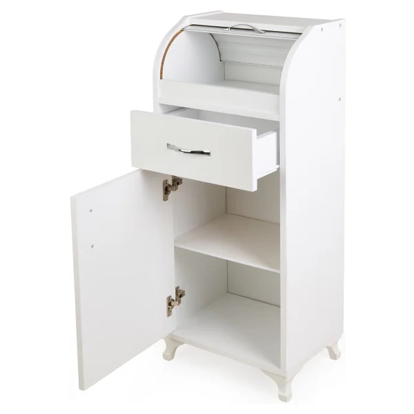 Eco Room Tek Çekmeceli Ekmeklik - Safir Meşe / Beyaz - 105x30x42 cm - Görsel 8