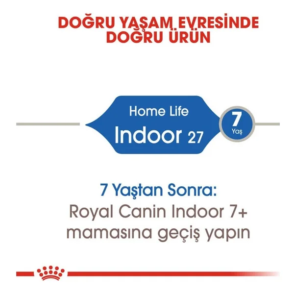 Royal Canin Indoor 27 2 kg Yetişkin Kedi Maması - Görsel 5