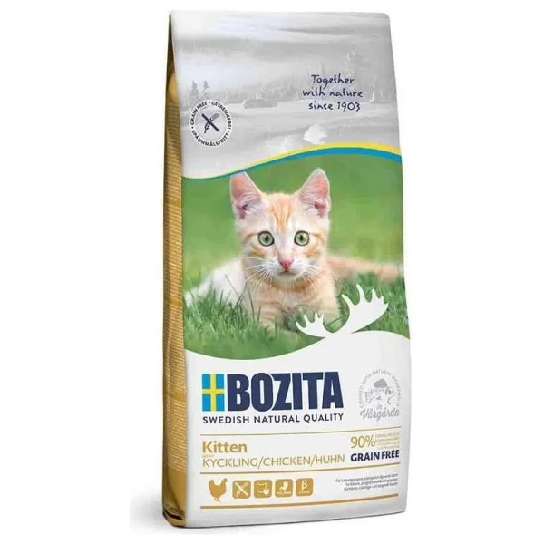 Bozita Feline Kitten Tavuk ve İskandinav Somonlu 2 kg Yavru Kuru Kedi Maması - Görsel 2