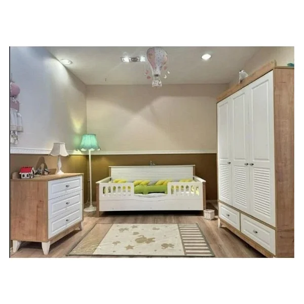 Aymini Milano Yavrusuz Bebek Odası Takımı - Beyaz - Görsel 10