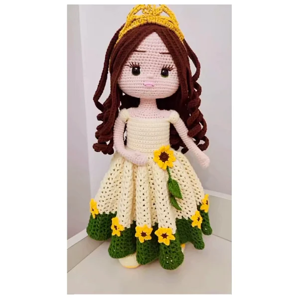 Siyah Amigurumi Bebek - Görsel 4