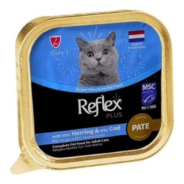 Reflex Plus Pate Ringa ve Morina Balıklı 85 gr Yetişkin Konserve Kedi Maması - Görsel 3