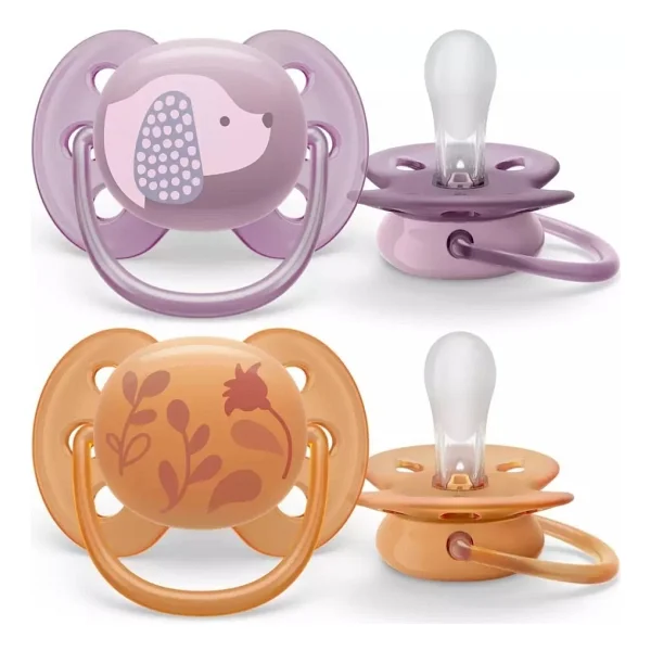 Philips Avent SCF091/18 Ultra Soft 6-18 Ay 2'li Kız Emzik - Görsel 4