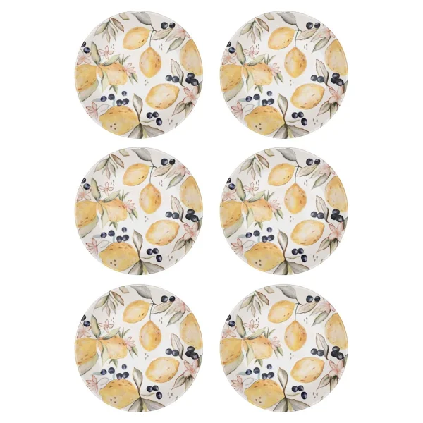 The Mia Limoncello 20 cm 6'lı Yemek Tabağı - Görsel 3