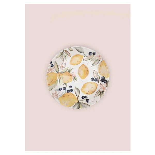 The Mia Limoncello 20 cm 6'lı Yemek Tabağı - Görsel 4