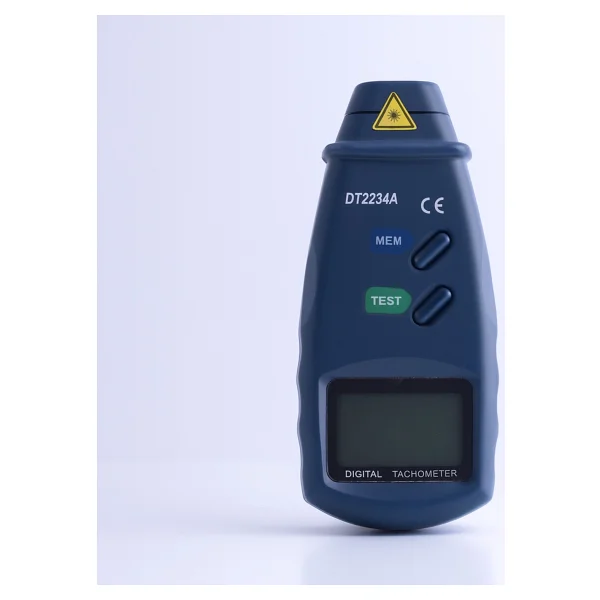 Dijital Lazer Takometre Motor Sanayi Tipi Makine Hassas Devir Ölçer Rpm Metre El Tipi Ölçüm Cihazı - Görsel 6