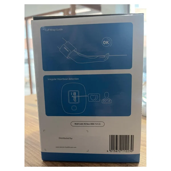 Omron M2 Basic Üst Koldan Tansiyon Aleti Dijital Ölçüm Gri Renkli Bluetooth Özellikli - Görsel 2