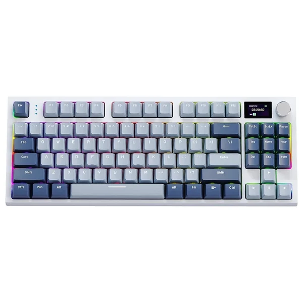 Attack Shark K86 RGB %75 TKL Blue Whale Switch Kablolu/Kablosuz Mekanik Oyuncu Klavyesi - Görsel 9