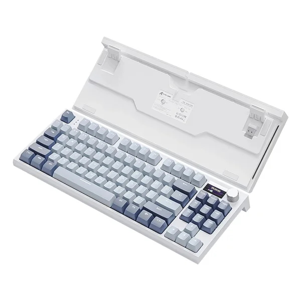 Attack Shark K86 Mavi-Mor RGB %75 TKL Blue Whale Switch Kablolu/Kablosuz Mekanik Oyuncu Klavyesi - Görsel 7