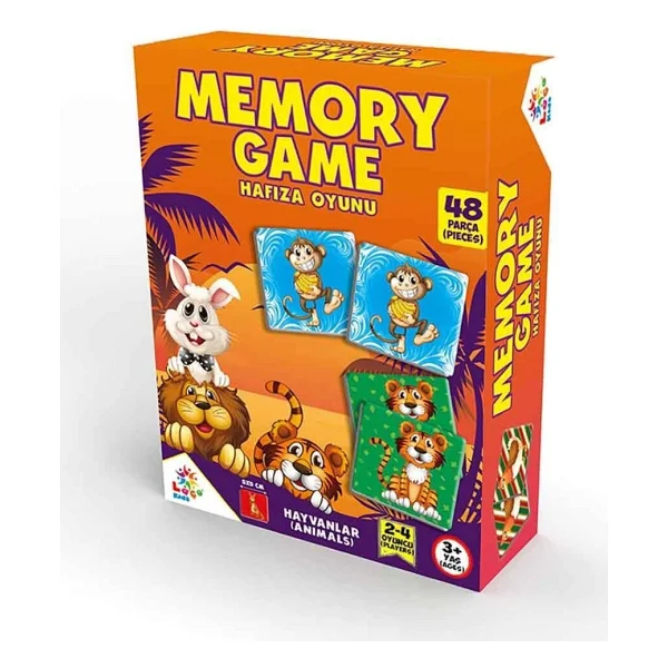 Laço Memory Game Hayvanlar Hafıza Oyunu - Görsel 2