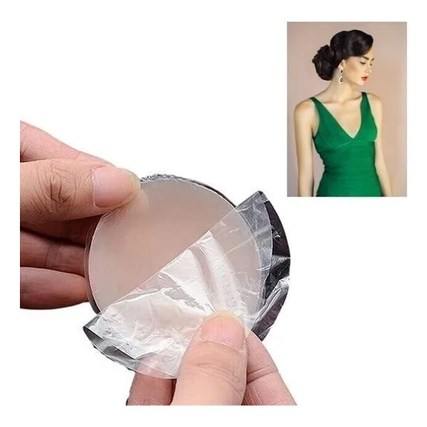 Buffer Silikon Göğüs Ucu Kapatıcı Gizleyici Bant Aparat Nipple Pad - Görsel 10