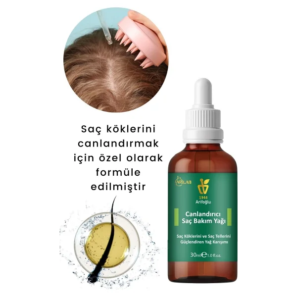 Arifoğlu Canlandırıcı 30 ml Saç Bakım Yağı - Görsel 5