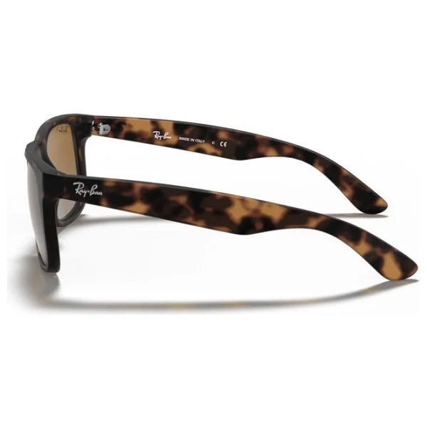 Ray-Ban Justin 4165 865/T5 Havana-Brown/Grey Polarize Güneş Gözlüğü - Görsel 2