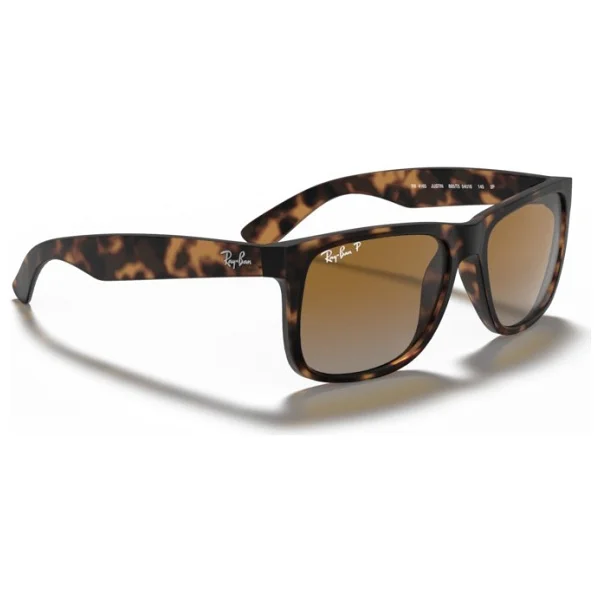 Ray-Ban Justin 4165 865/T5 Havana-Brown/Grey Polarize Güneş Gözlüğü - Görsel 4