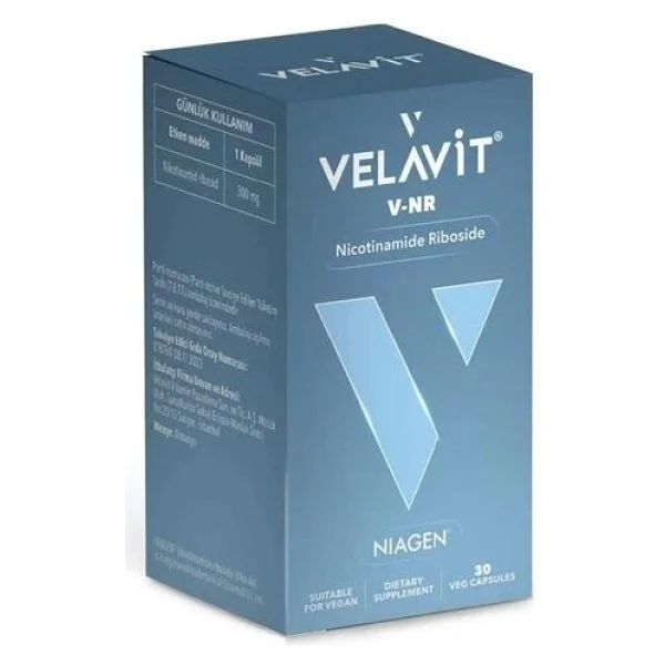 Velavit V-NR Nicotinamide Riboside 30 Kapsül - Görsel 6