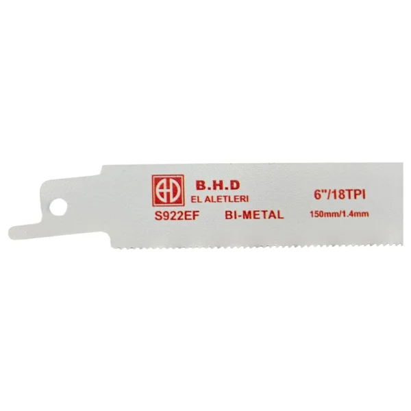 Fixonic B.h.d Bhd00336 S922ef 150Mm Bi-Metal (Metal) Tilki Kuyruğu Testere Bıçağı (5'Li Paket) - Görsel 2