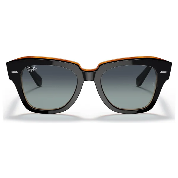 Ray-Ban State Street 2186 132241 Black/Brown-Grey/Blue Güneş Gözlüğü - Görsel 6