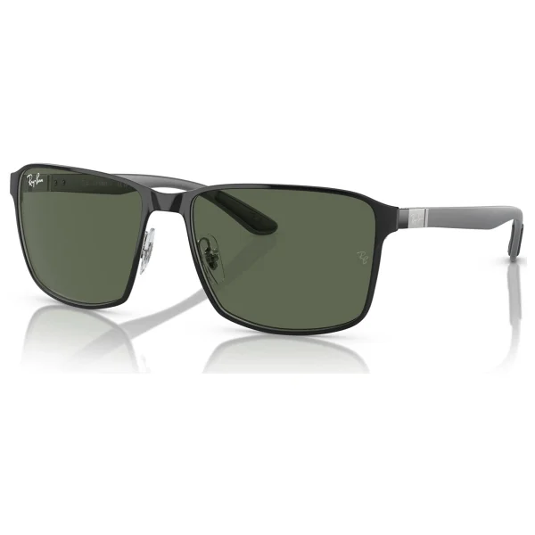 Ray-Ban 3721 914471 Black/Silver-Dark Green Güneş Gözlüğü - Görsel 10