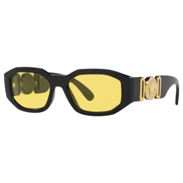Versace Medusa Biggie VE4361 GB185 Black-Yellow Güneş Gözlüğü - Görsel 9