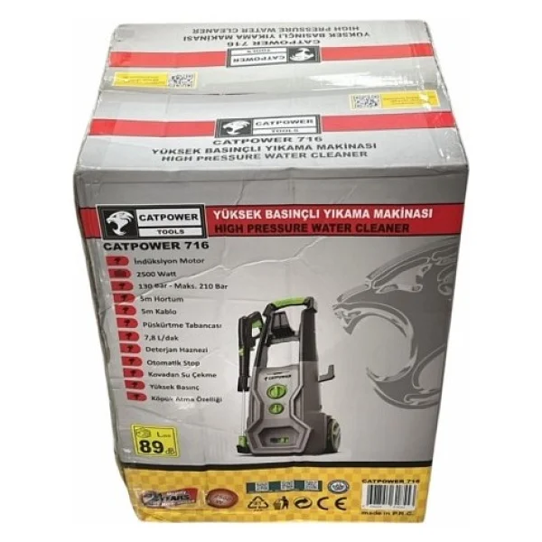 CatPower 716 210 Bar Yüksek Basınçlı Yıkama Makinesi - Görsel 3