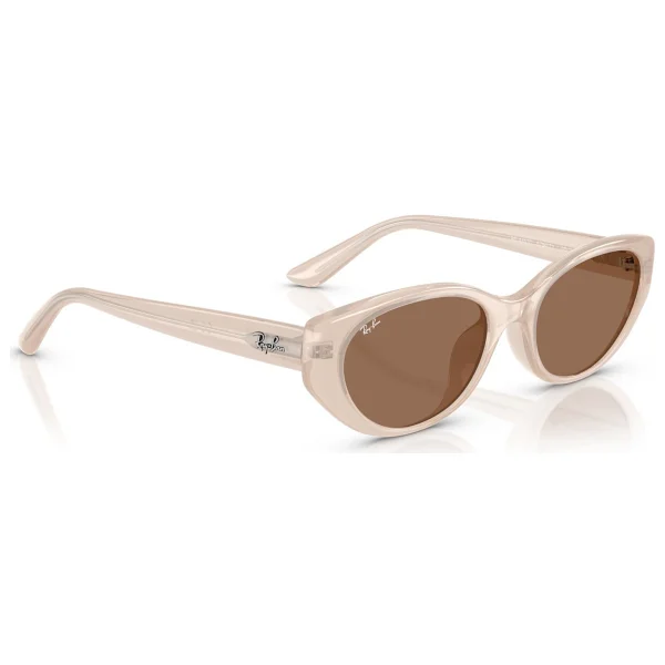 Ray-Ban 4457D 678673 Beige-Dark Brown Güneş Gözlüğü - Görsel 4