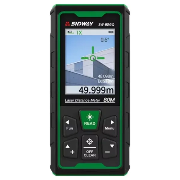 Sndway SW-80GQ Yeşil Lazerli 80 m Kameralı Lazer Metre - Görsel 2