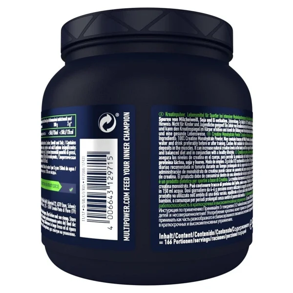 Multipower Mikronize Kreatin Tozu 500 gr - Almanya Menşeli Creapure 147 Servis - Görsel 2