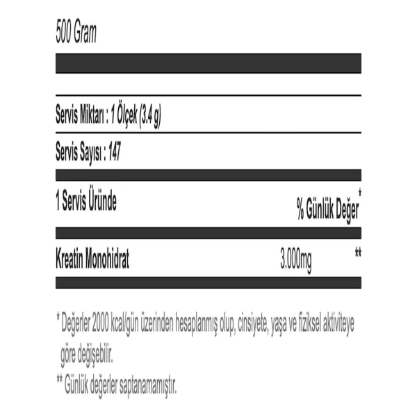 Multipower Mikronize Kreatin Tozu 500 gr - Almanya Menşeli Creapure 147 Servis - Görsel 4