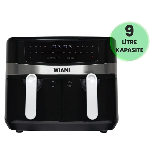 Wiami Airfryer Çift Sepetli 9 lt Yağsız Fritöz - Görsel 5