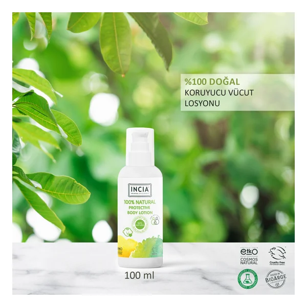 Incia Doğal Koruyucu Vücut Losyonu 100 ml - Görsel 8