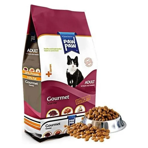 Paw Paw Gurme 15 kg Yetişkin Kedi Maması - Görsel 3