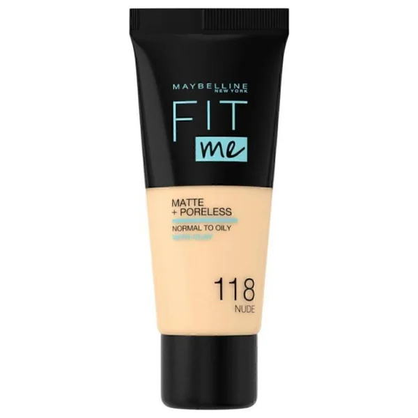 Maybelline Fit Me Matte + Poreless 118 Nude 30 ml Likit Fondöten - Görsel 6