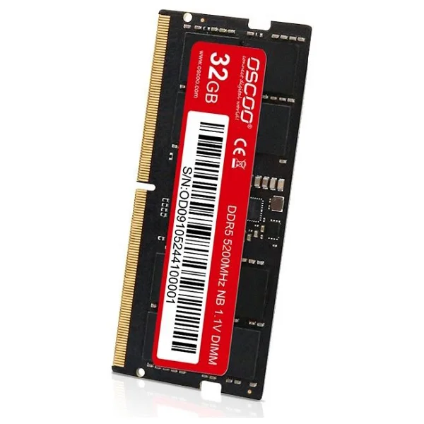 Oscoo N300 32GB 5200MHZ CL46 Ddr5 Sodımm 1.1V Ram - Görsel 2