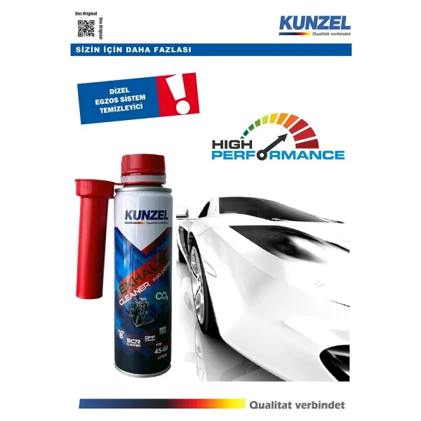 KUNZEL Dizel Egzoz Sistem Temizleyici 300 ml - Görsel 2