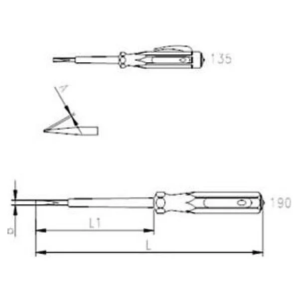İzeltaş 4550170190 190 mm Elektrik Kontrol Kalemi - Görsel 7
