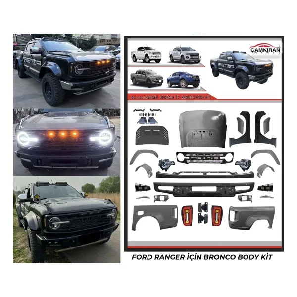 Ford Ranger T6 T7 T8 Bronco Body Kit Tampon Seti Komple - Görsel 2