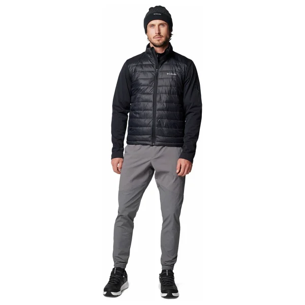 Columbia Tech Hybrid WO7913-010 Siyah Erkek Softshell Mont - Görsel 3