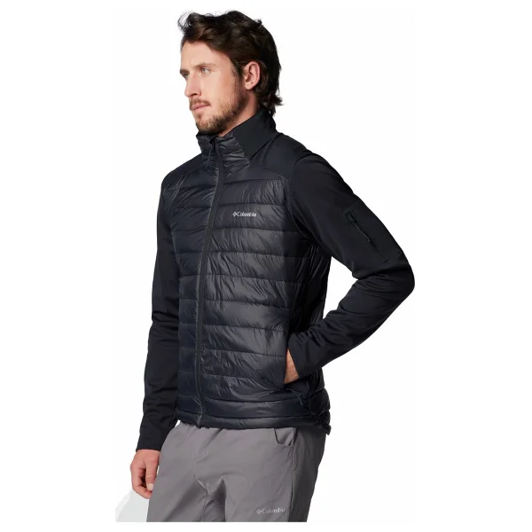 Columbia Tech Hybrid WO7913-010 Siyah Erkek Softshell Mont - Görsel 4