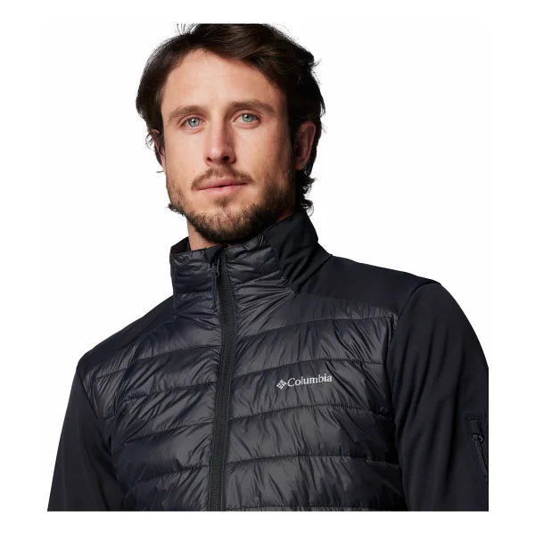 Columbia Tech Hybrid WO7913-010 Siyah Erkek Softshell Mont - Görsel 5