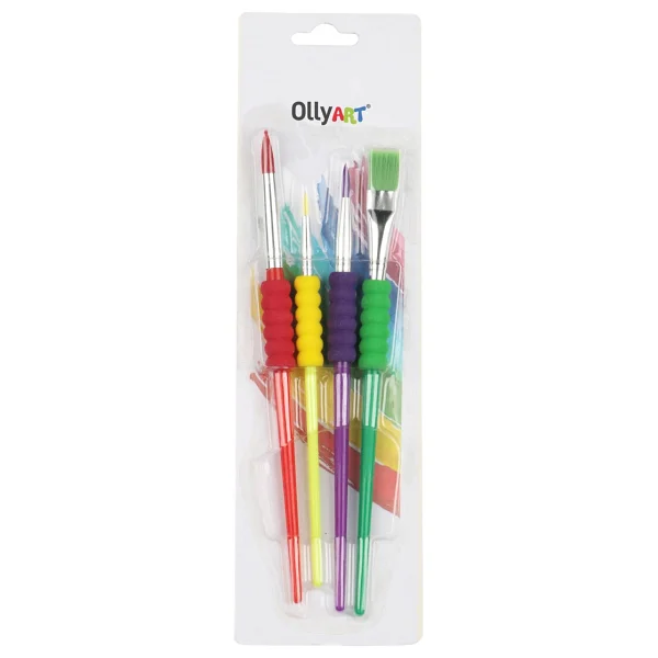 Carioca Ollyart Sulu Boya Firca Seti 4Lu, Karisik / Ln-3204 - Görsel 3