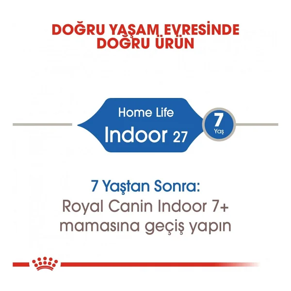 Royal Canin Indoor 27 400 gr Yetişkin Kedi Maması - Görsel 5