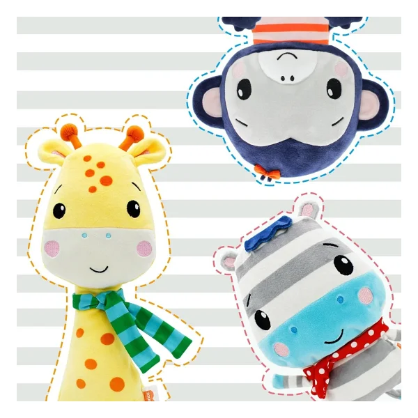 Fisher Price Peluş Bebek Zebra - Görsel 4