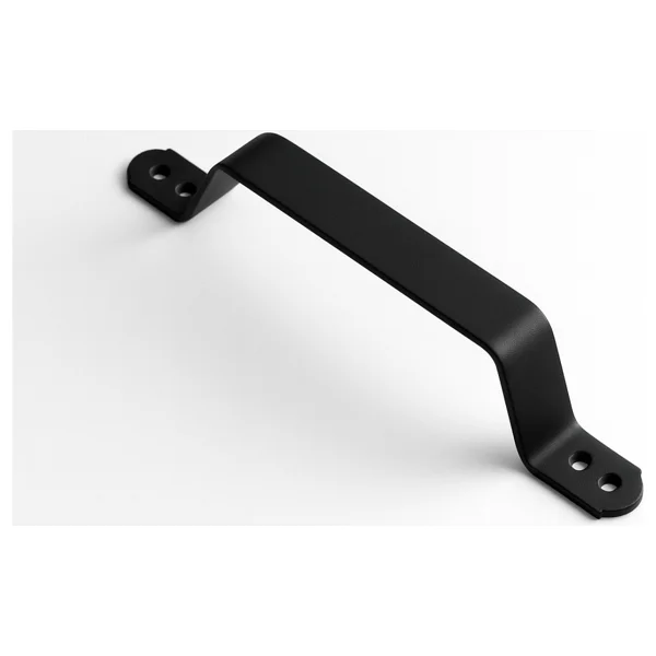 Metal El Tutamagı Çekme Kolu Kapı Tutma Kulbu 17 cm Kulp Kapı Tutamağı Kulpu Mat Siyah Renk (4 Adet) - Görsel 5