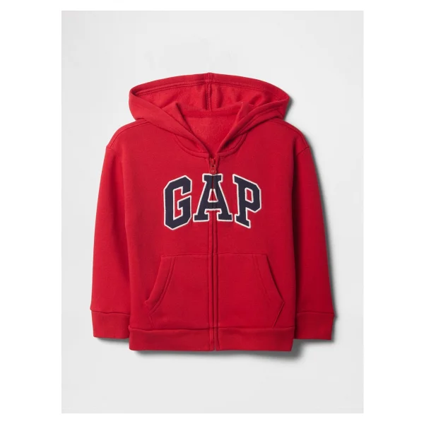 Gap Erkek Bebek Koyu Gri Gap Logo Fermuarlı Sweatshirt - 18 - 24 Ay - Görsel 4