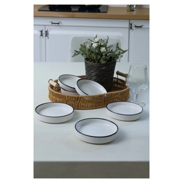 Keramika Simply Stackable 14 cm 6'lı Çerezlik - Görsel 2