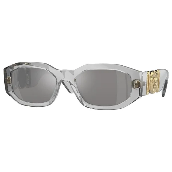 Versace Medusa Biggie VE4361 3116G Transparent Grey-Silver Güneş Gözlüğü - Görsel 2