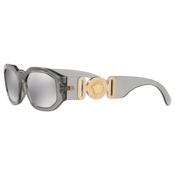 Versace Medusa Biggie VE4361 3116G Transparent Grey-Silver Güneş Gözlüğü - Görsel 5