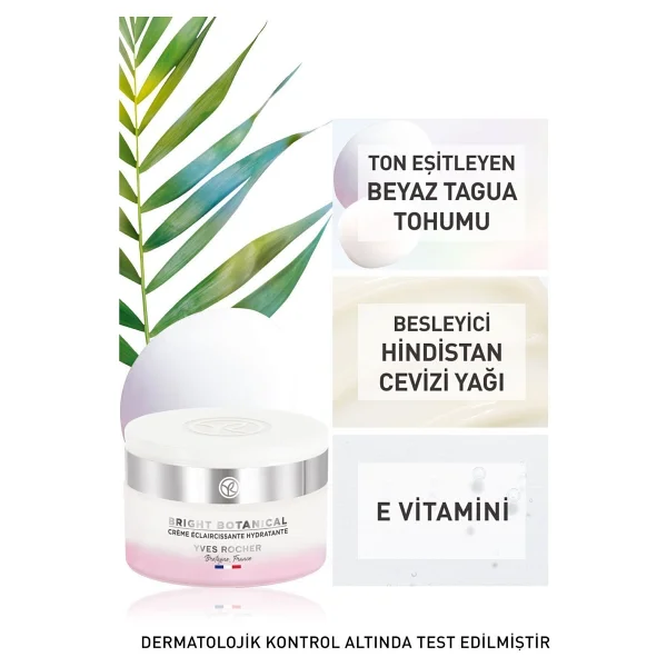 Yves Rocher Bright Botanical Leke Karşıtı Aydınlatıcı Ton Eşitleyen Günlük Bakım Kremi 50 ml - Görsel 4