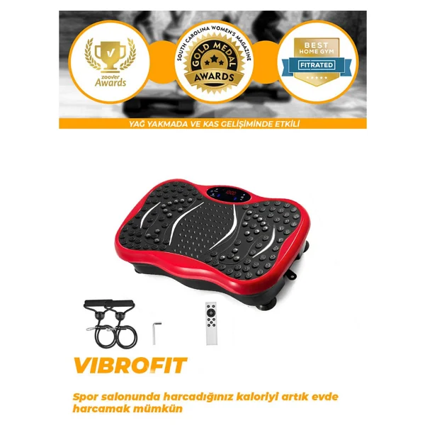 Vibrofitto Titreşimli Spor Aleti - 45 - 46 - Siyah - Görsel 5