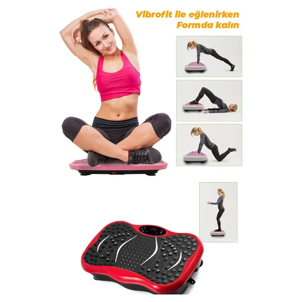 Vibrofitto Titreşimli Spor Aleti - 45 - 46 - Siyah - Görsel 3